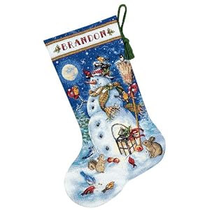 Dimensions-Counted-Cross-Stitch-Snowman-And-Friends