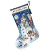 Dimensions Counted Cross Stitch Snowman And Friends