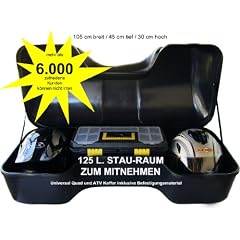 Quad - ATV Universal Transport Koffer aus hochwertigem Kunststoff, abschliessbar und mit R�ckenlehne. Inkl. Montagematerial und verst�rkter Bodenschale. 125 Liter Volumen