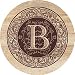 Kitchen & Housewares : THIRSTYSTONE COASTER SET * MONOGRAMS * B