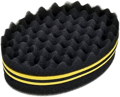 New Professional Double Sided Hair Sponge used to Curl and Twist, Barber Recommended, Long Lasting, and More Durable