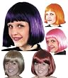 Theatre Costumes Accessory Wigs Cindy Wig Purple - Pink - Blonde or Auburn Brown