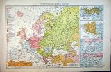 ATLAS ETHNOGRAPHIC MAP EUROPE BASQUE LANGUAGE BRETON