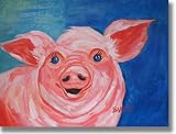 Randolph the Pig by Mercedese Bantz (12x16)