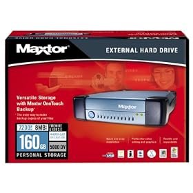 Maxtor 5000DV External 7200 RPM 160 GB Hard Drive