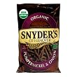 Snyder's of Hanover Organic Pumpernickel & Onion Pretzel Sticks, 8-Ounce Packages (Pack of 12)