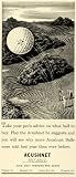 1941 Ad Acushnet Golf Balls Titleist Bedford Green Ray Pinnacle Golfing Course - Original Print Ad