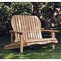 Western Red Cedar Love Seat - Patio and Garden Furniture