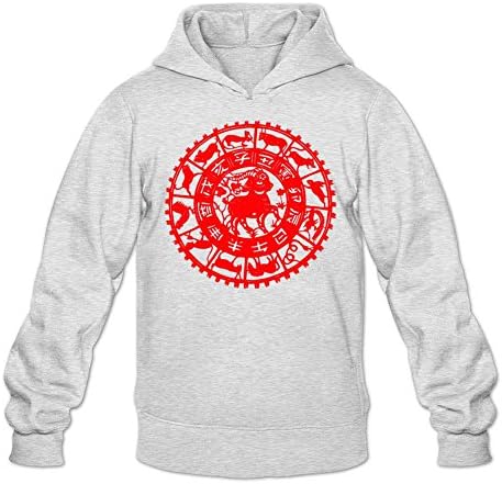 KPDYOD Mens Custom 100% Cotton Sheep The Paper Cutting Hoodies