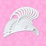 Doll Hangers Set of 10 Plastic Hangers, Fits 18 Inch American Girl Dolls Clothes