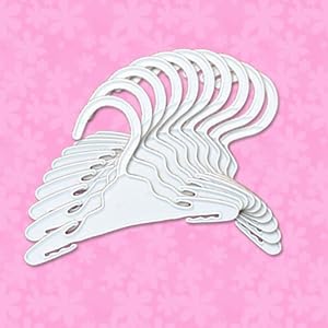 Doll Hangers Set of 10 Plastic Hangers, Fits 18 Inch American Girl Dolls Clothes Doll Hangers Set of 10 Plastic Hangers, Fits 18 Inch American Girl Dolls Clothes