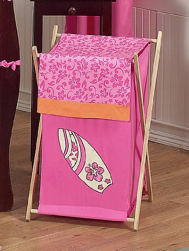 Baby/Kids Clothes Laundry Hamper for Tropical Hawaiian Surf Bedding