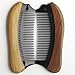 EQLEF Beard Comb Horn Comb Medium Tooth Handmade Buffalo Horn and Sandal Wood Comb Hair Comb, Pocket comb