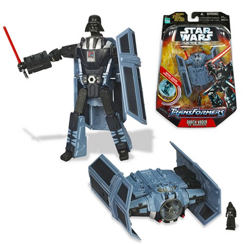 51RA5REZ5JL Hasbro Star Wars Transformers   Vader and Tie Fighter