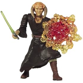 STAR WARS ATTACK OF THE CLONES (AOTC) SAESE TIIN JEDI MASTER COLLECTIBLE ACTION FIGURE