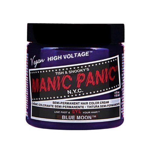 Manic Panic Hair Dye Classic Cream Color Blue Moon Semi-Permanent Formula by Kodiake