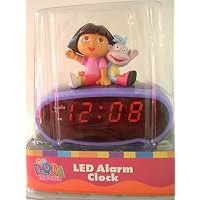 Dora the Explorer and Boots Led Alarm Clock