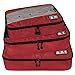 ECOSUSI Travel Packing Cube (Small-Large 3 Piece) for Carry-on Travel Accessories, Suitcase and Backpacking (Single Compartment)
