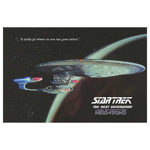 Star Trek: The Next Generation Movie Poster, 39.5 x 26.5 (1987)
