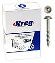Kreg SML-F125-1000 1 1/4-Inch No. 7 Fine Pocket Hole Screws with Pan-Head, 1000-Pack