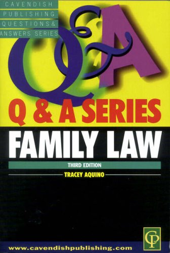 Q&A on Family Law 3/e (Q & A)