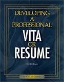Developing a Professional Vita or Resume,
Carl McDaniels