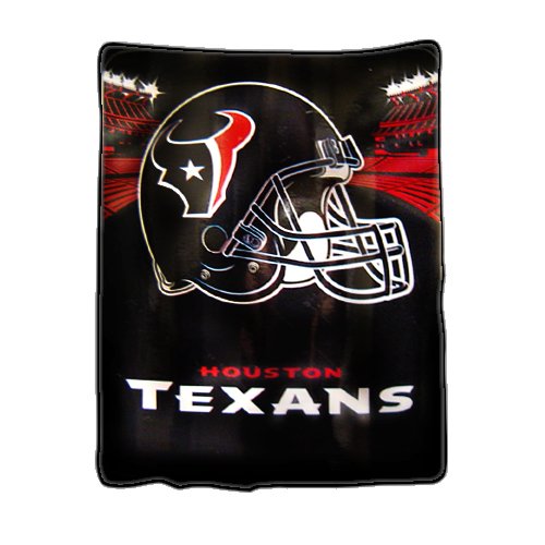 NFL Houston Texans 50-Inch-by-60-Inch Micro Raschel Throw 