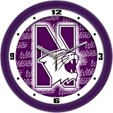 Northwestern Wildcats NCAA Dimension Wall Clock