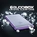 iPhone 6 Case, BUDDIBOX [ICE Series] Clear Scratch Resistant Drop Protective Case for Apple iPhone 6 & 6s, (Purple)