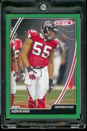 2007 Topps Total # 94 John Abraham - Atlanta Falcons - Football Card