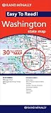 Rand McNally Easy To Read Washington State Map