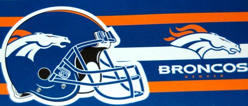 Denver Broncos Helmet Fiber Reactive Towel
