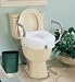 E-Z Lock Raised Toilet Seat with Handles, Model:B304-00, by Apex-Carex - 1 ea