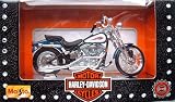Harley Davidson Motorbike FXSTS Springer Softail 1999, 1:18 Die-Cast Model, Collector Edition