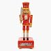 Louisville Cardinals NCAA 12 Wind Up Musical Nutcracker