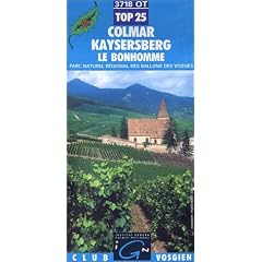 Carte de randonn�e : Colmar Kaiserberg