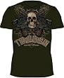 THROWDOWN CLOTHING "DEAD ARMY PIRATE" MMA T-SHIRT SIZE MEDIUM
