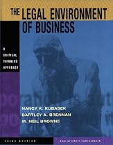 The Legal Environment of Business: A Critical Thinking Approach