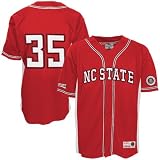 North Carolina State Wolfpack #35 Red Rocket Baseball Jersey