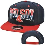 MLB American Needle Retro Snapback Hat Cap Hayes Flat Bill Wool Boston Red Sox