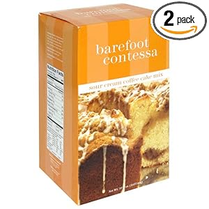 Barefoot Contessa Sour Cream Coffee Cake Mix, 37.3-Ounce Boxes (Pack of 2) by Stonewall Kitchen