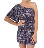 Romeo & Juliet One Shoulder Dress in Purple