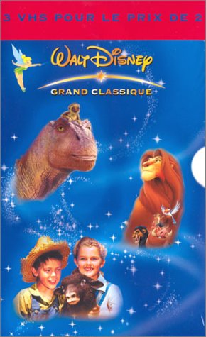 City Travel Guides Discounted  Vidéo : Coffret Animaux 3 VHS - Vol.2 : Le Roi Lion / Dinosaure / Danny, le petit mouton noir