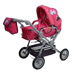 Knorr 10888- Twingo Puppenwagen Rosa m. Schmetterling - 