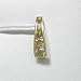 14K Natural Yellow Diamond Pendant