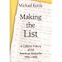 Making the List: A Cultural History of the American Bestseller, 1900-1999