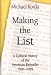 Making the List: A Cultural History of the American Bestseller, 1900-1999 by Michael Korda