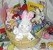 Deluxe Kids Yellow Easter Gift Basket - Candy, Games, Coloring, Activites, FUN! And a Webkinz Lil Kinz!