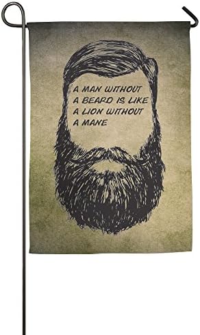 Celebrated Great Beard Man With Geard Lion Mane Garden Flag House Flag Decorative Flags