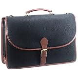 Jack Georges Nevada Collection Triple Gusset Flapover with Open Back Pocket